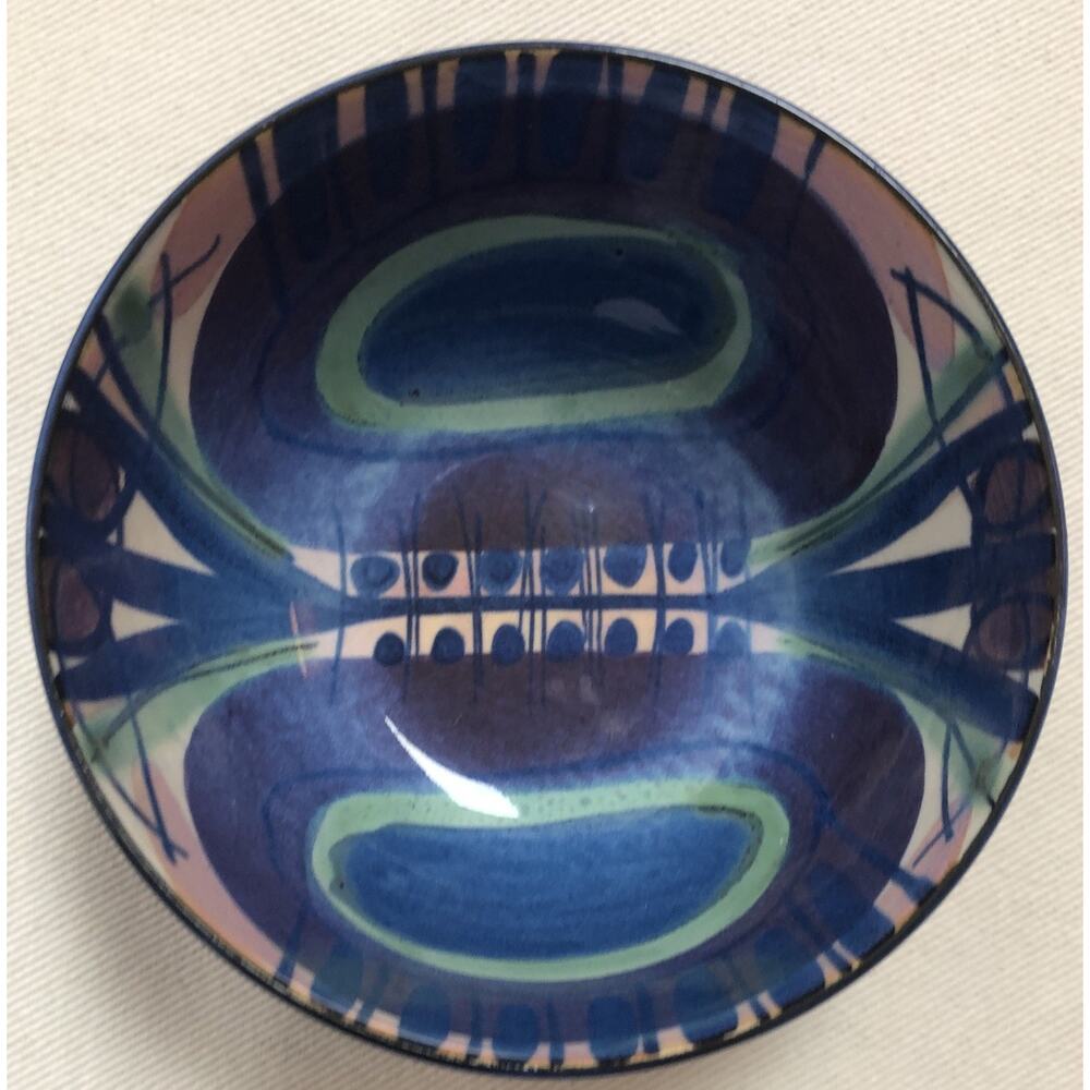 VINTAGE ROYAL COPENHAGEN TENERA FAIENCE 4 1/4” MIDCENTURY MODERN BOWL 137 / 2196